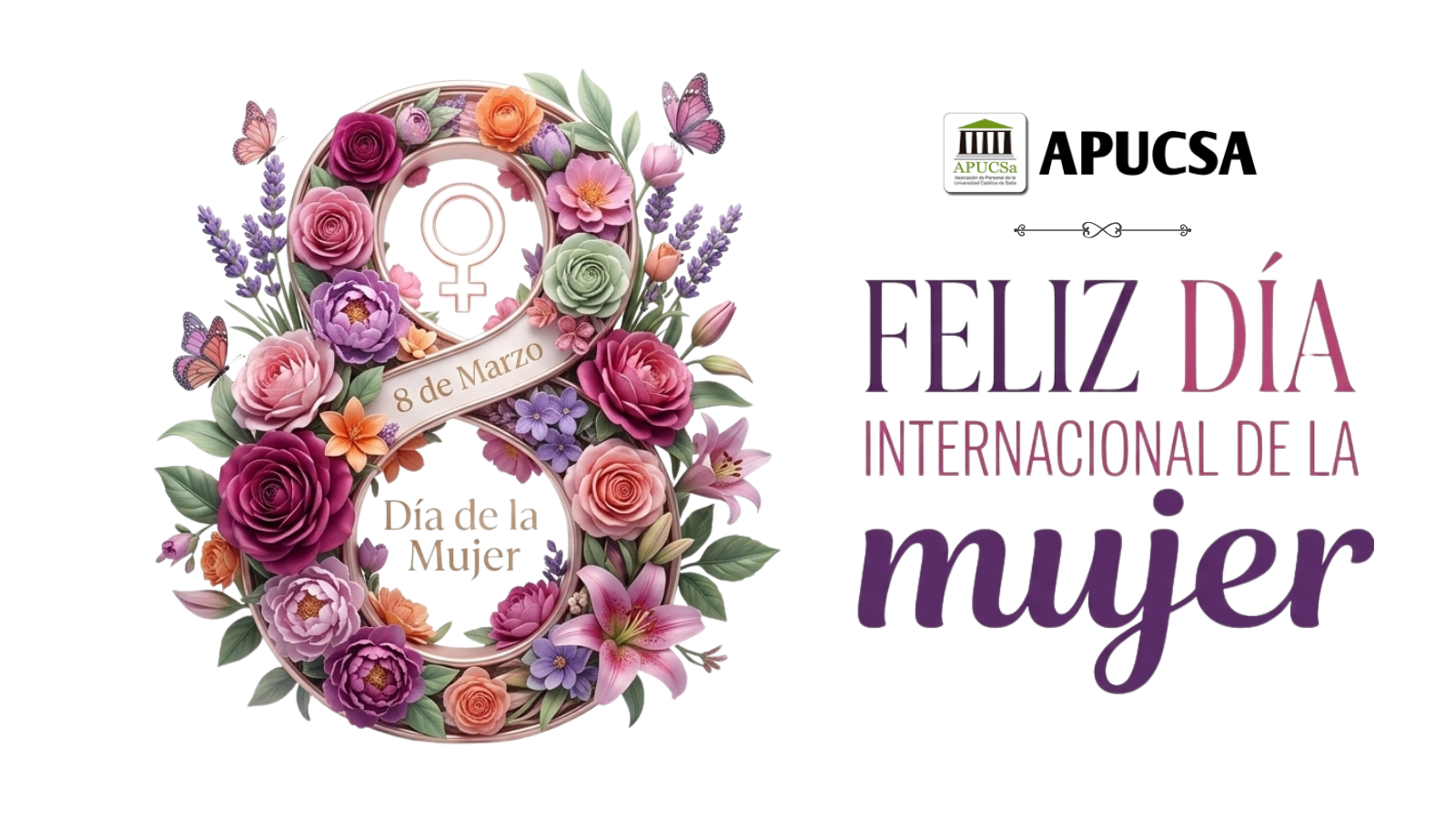 8 de marzo – Día Internacional de la Mujer 💜