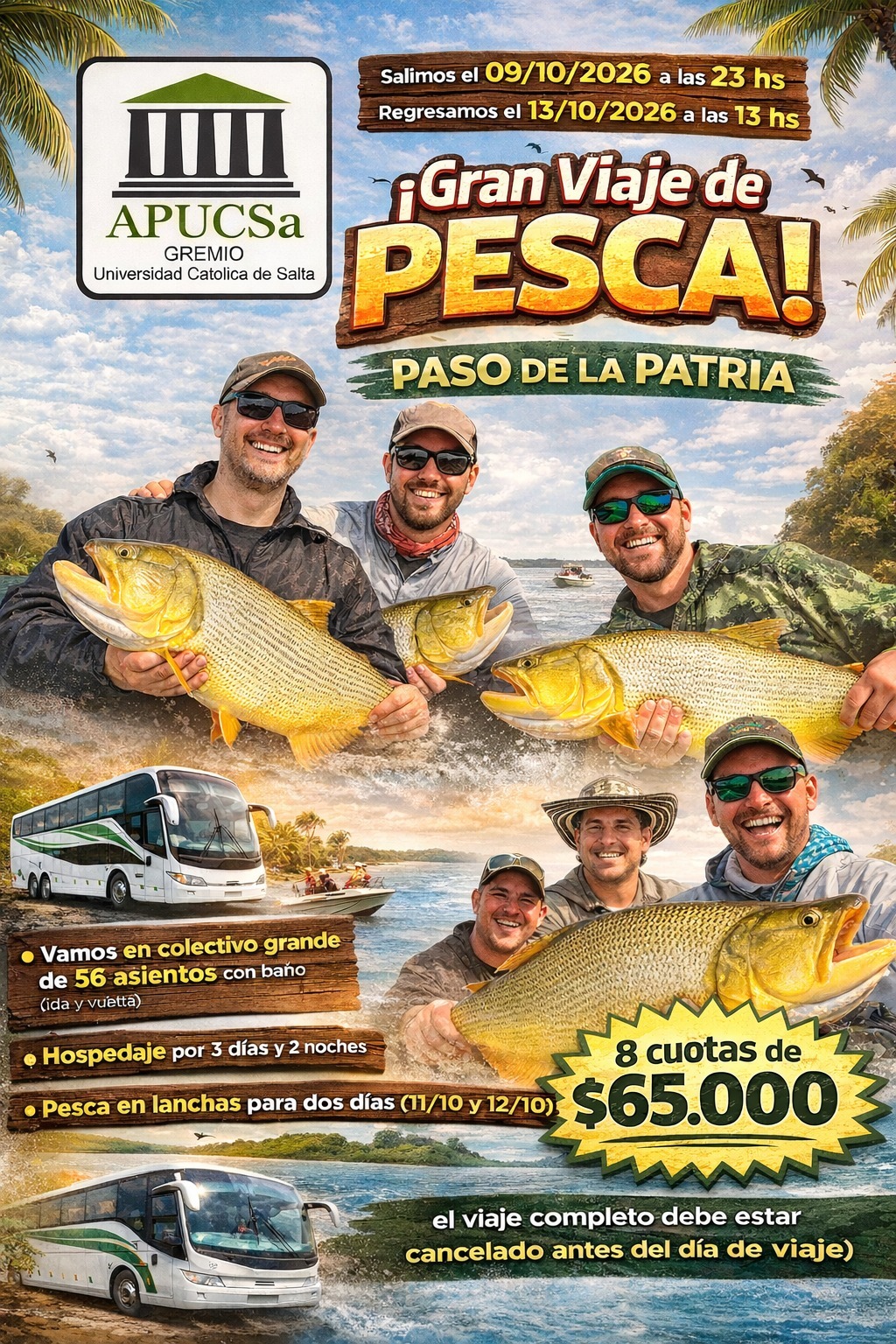 Viaje de Pesca 2026: Destino Paso de la Patria 🎣